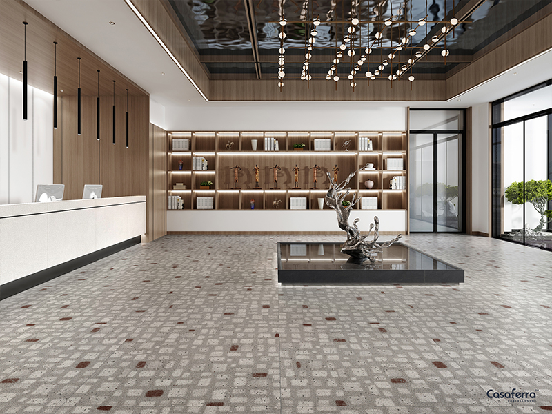 城市印象水磨石